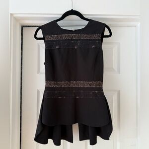 BCBGMAXAZRIA peplum top